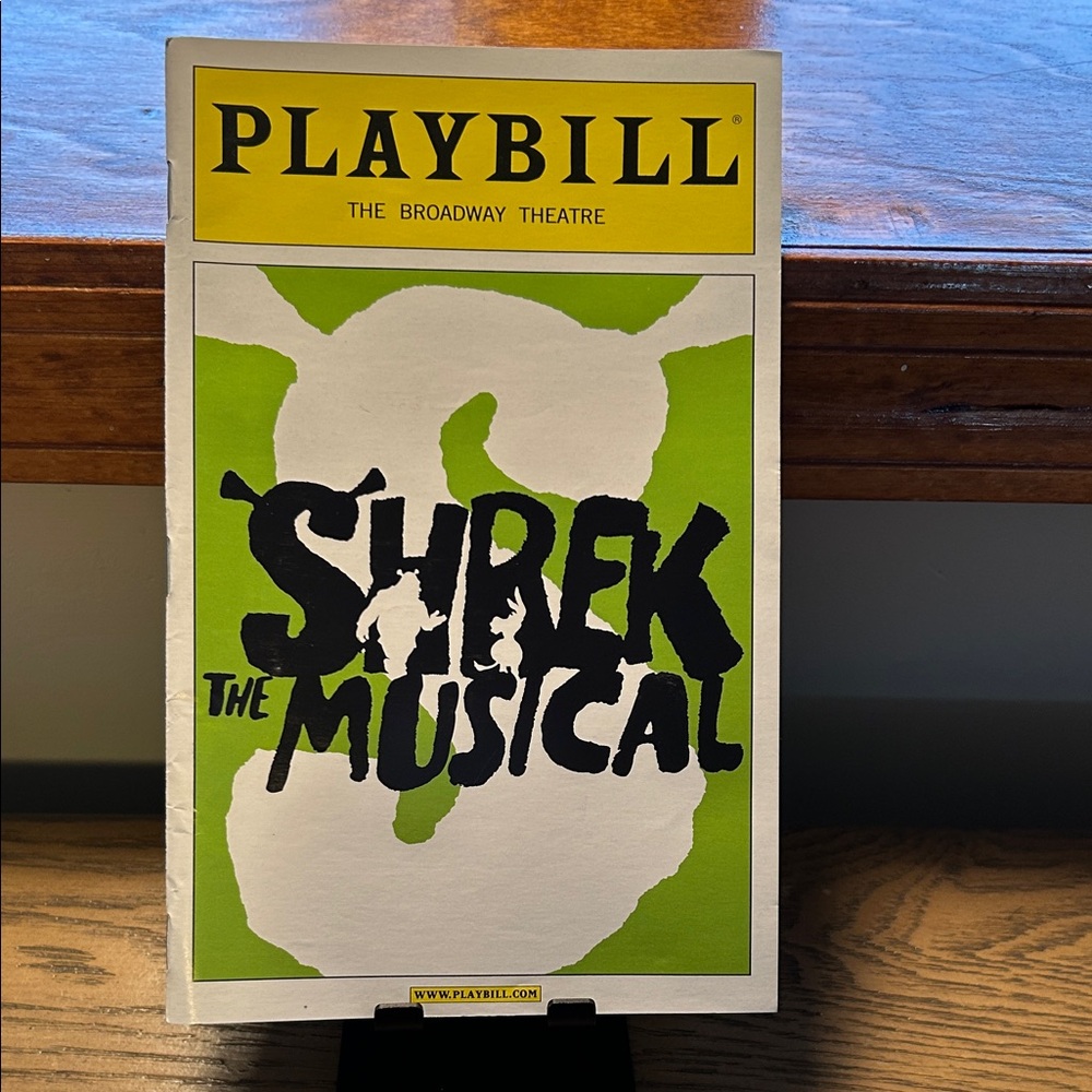 Shrek The Musical Playbill 2009 Broadway Theatre NYC Original Cast Souvenir